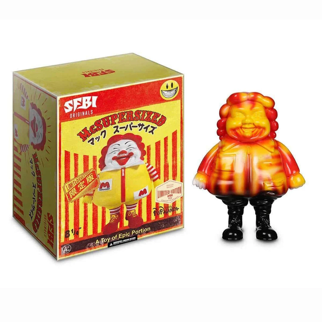 Mc Supersized Groovy Edition By Ron English Popaganda X Sfbi Original