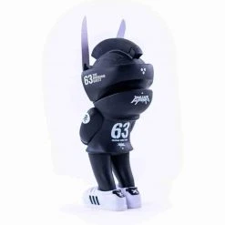 MEGA TEQ 63 Black - 12.5 Inch Medium Art Figure By Martian Toys X Quiccs