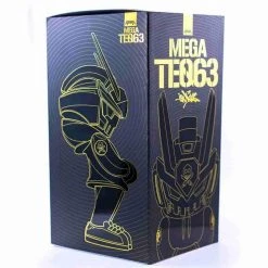 MEGA TEQ 63 Black - 12.5 Inch Medium Art Figure By Martian Toys X Quiccs