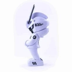 MEGA TEQ 63 White - 12.5 Inch Medium Art Figure By Martian Toys X Quiccs