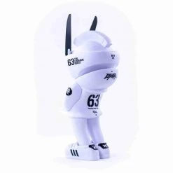 MEGA TEQ 63 White - 12.5 Inch Medium Art Figure By Martian Toys X Quiccs
