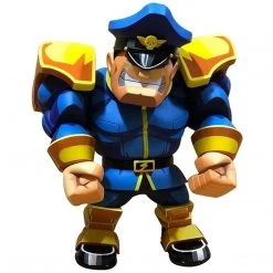 IamRetro.com M. Bison Blue Variant Bulkyz Street Fighter By Big Boys Toys