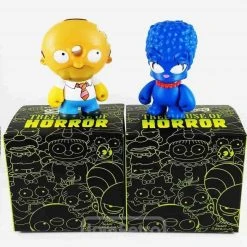 Homer & Marge 3" Mini Bundle Pack - Simpsons Treehouse Of Horrors X Kidrobot The Simpsons