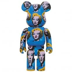 Medicom Toys Andy Warhol Marilyn Monroe 1000% Bearbrick By Medicom Toy