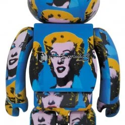 Medicom Toys Andy Warhol Marilyn Monroe 1000% Bearbrick By Medicom Toy