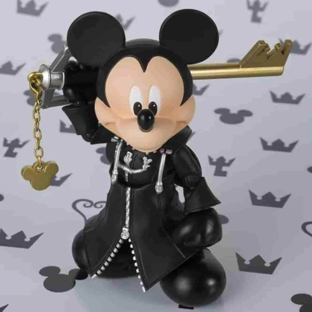 King Mickey Kingdom Hearts II Action Figure By Bandai - Tamashii Nations S.H. Figuarts