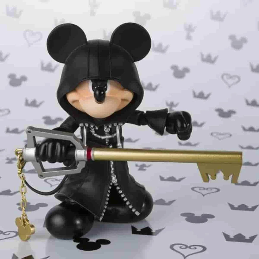 King Mickey Kingdom Hearts II Action Figure By Bandai - Tamashii Nations S.H. Figuarts