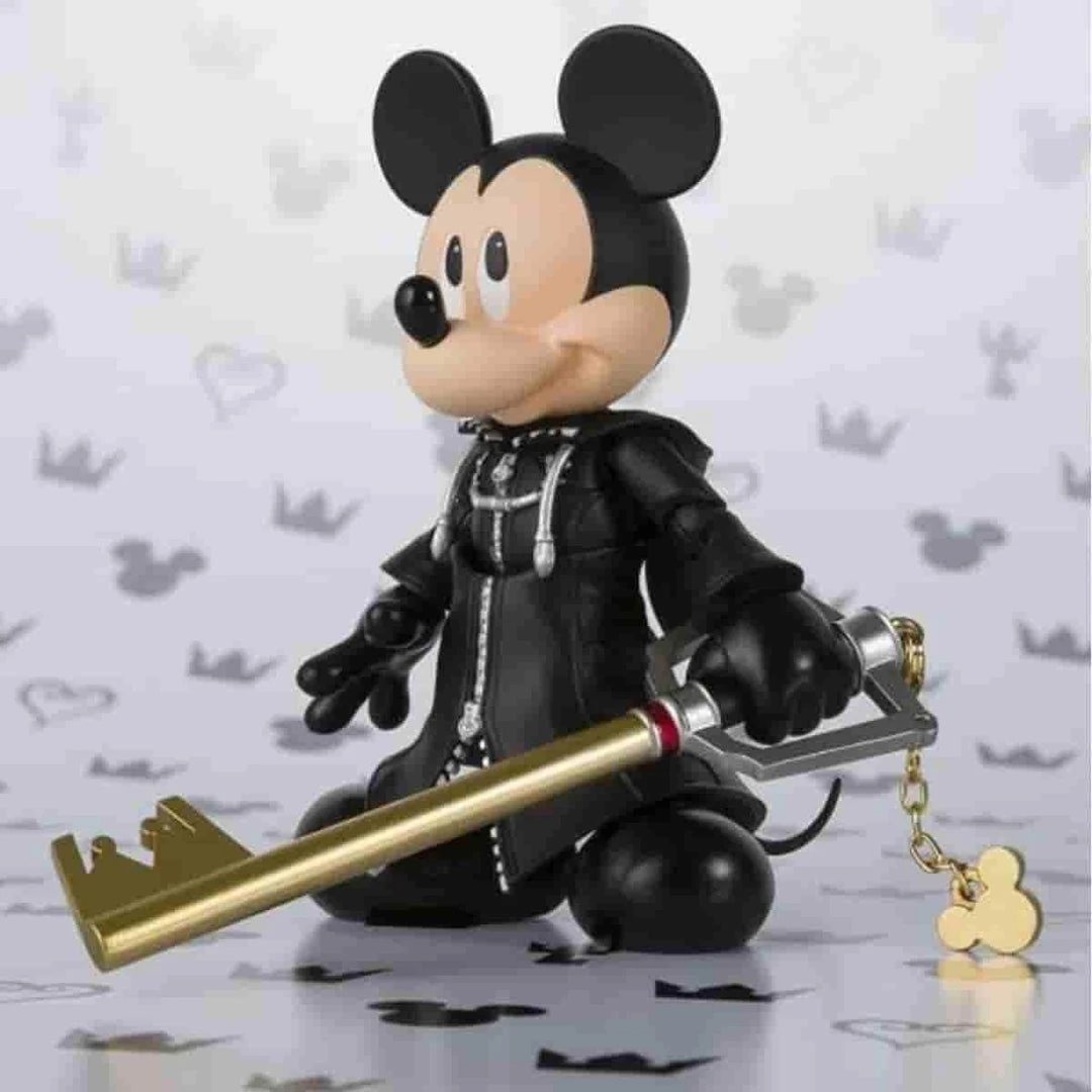 King Mickey Kingdom Hearts II Action Figure By Bandai - Tamashii Nations S.H. Figuarts