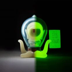 Kang & Kodos GID Mini Figure + GID Pin Set Simpsons Kidrobot IamRetro Exclusive