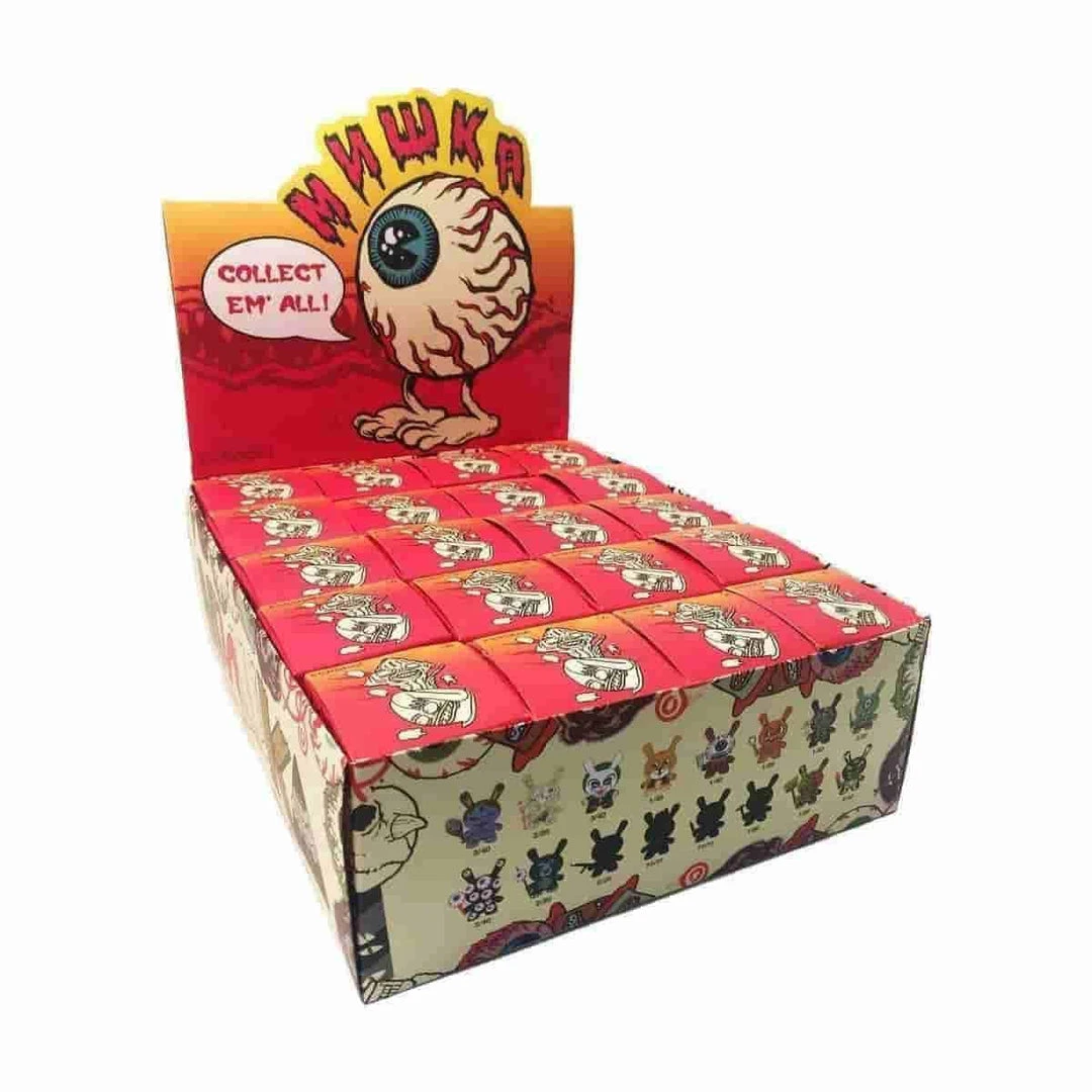 Mishka Mini Dunny Series By Kidrobot Full Display Case 20 Blind Boxes