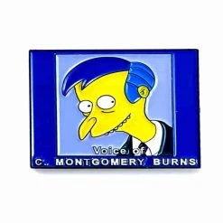 The Simpsons Voice Of C. Montgomery Burns Simpsons 1.25 Enamel Pin By Phantom Pins