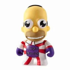 Mr Sparkle Red/White Simpsons 25th Anniversary Vinyl Mini Series By Kidrobot The Simpsons