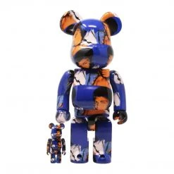 Muhammad Ali - Andy Warhol 400% + 100% Bearbrick By Medicom