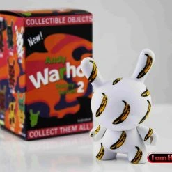 Banana Pattern 3" Mini Figure - Andy Warhol Dunny Mini Series 2 By Kidrobot