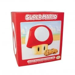 Mario Bros. Mushroom Ceramic Cookie Jar By Nintendo
