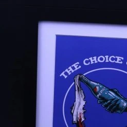 'My Choice Molotov' Lithograph Print Signed By Godmachine God Machine