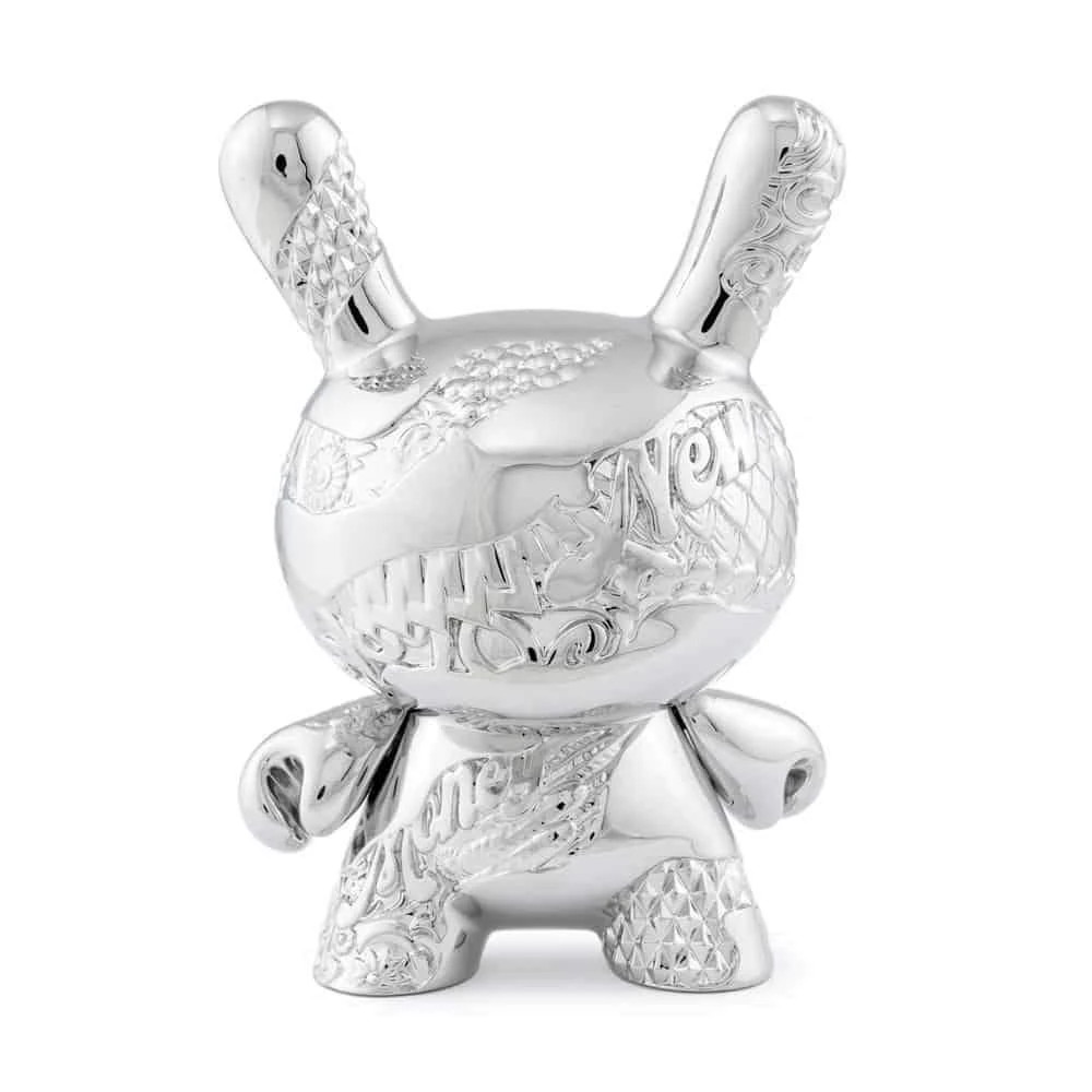 New Money Metal 5 Inch Dunny By Tristan Eaton X Kidrobot