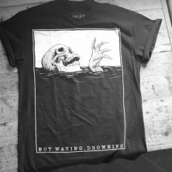 'Not Waving Drowning' T-Shirt By Godmachine God Machine
