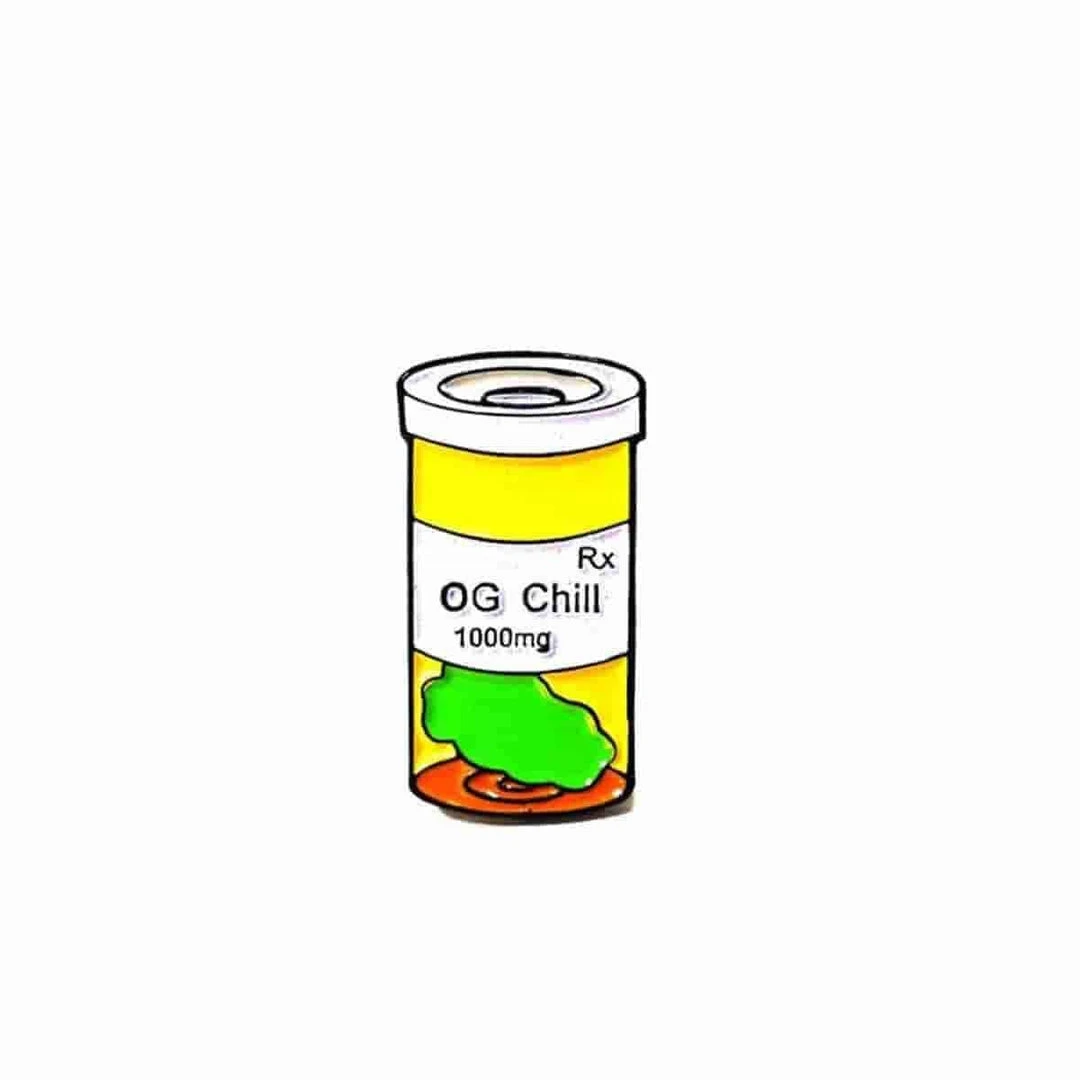 Pins & Patches OG Chill Pin: ORANGE CRUSH By (Otherworld)
