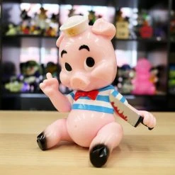OG Piggums Sofubi By Frank Kozik X Black Book Toy