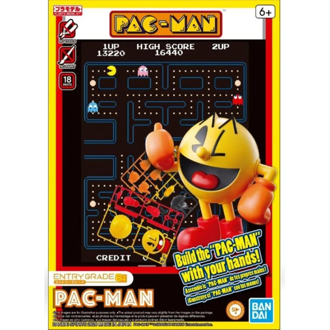 Pac-Man Model Kit By Bandai Spirits Entry Grade
