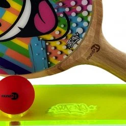 Sket_One Phase-1 Ping Pong Paddle W/Autographed Stand By Sket-One X Round21