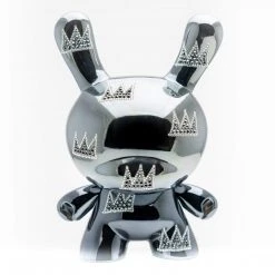 IamRetro.com Crystal Legacy 8" Dunny By Jean Michel Basquiat X Kidrobot Embellished With Swarovski® Crystals