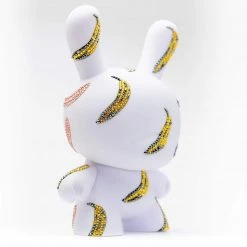 Kidrobot Andy Warhol Crystal Banana Masterpiece Dunny Embellished With Crystals From Swarovski®