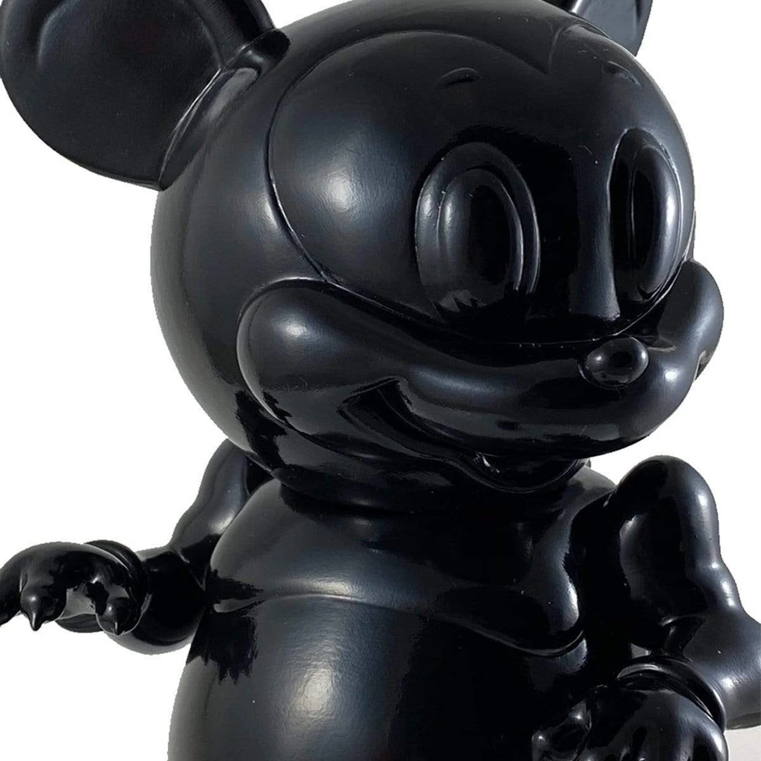 IamRetro.com Mousezilla Ninja Edition Medium Sofubi Figure By Ron English X Black Book Toy