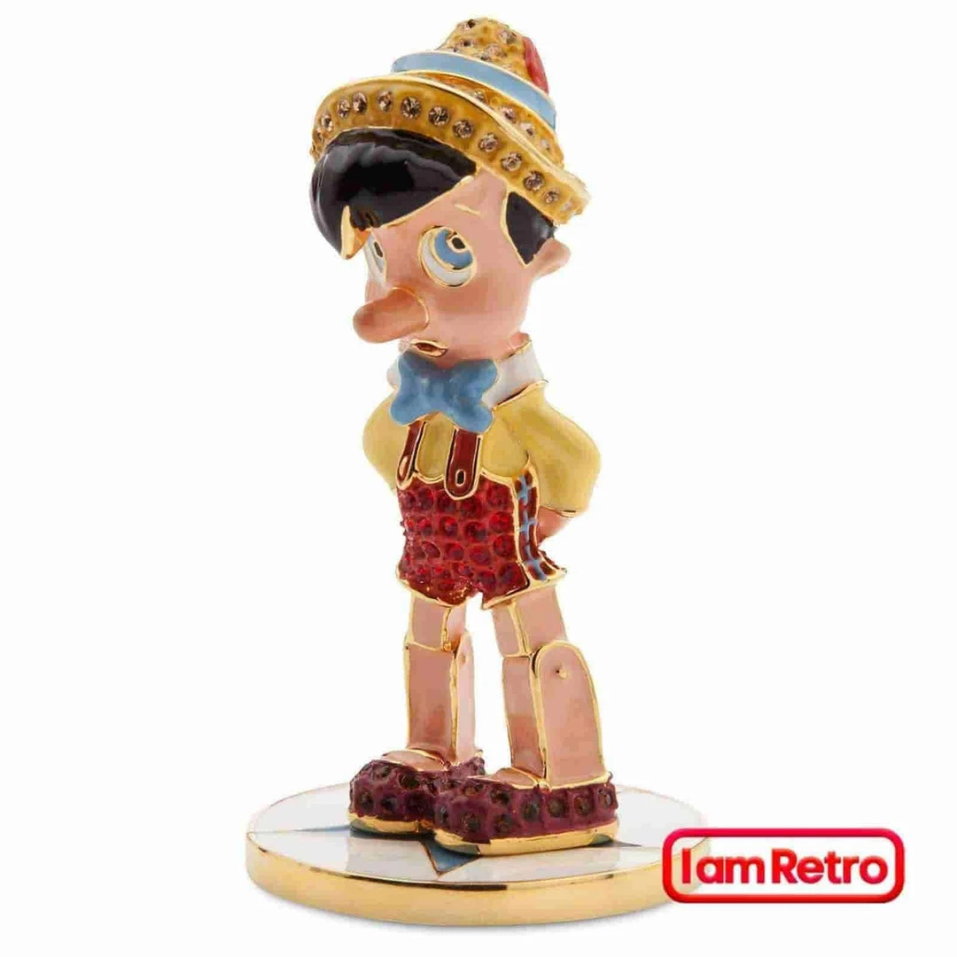 Pinocchio Small Jeweled Figure By Arribas Brothers X Disney With Swarovski® Crystals