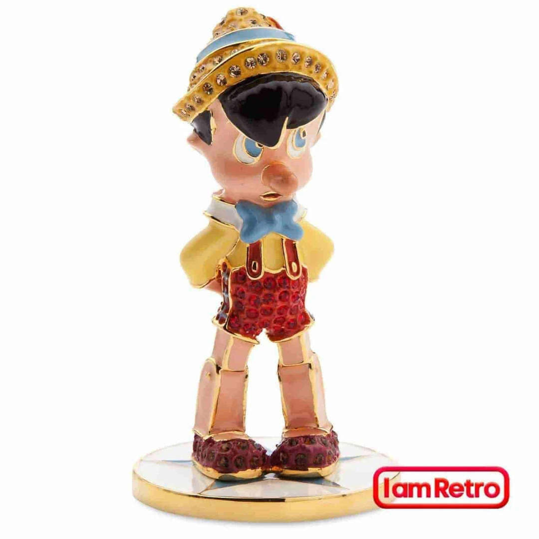 Pinocchio Small Jeweled Figure By Arribas Brothers X Disney With Swarovski® Crystals
