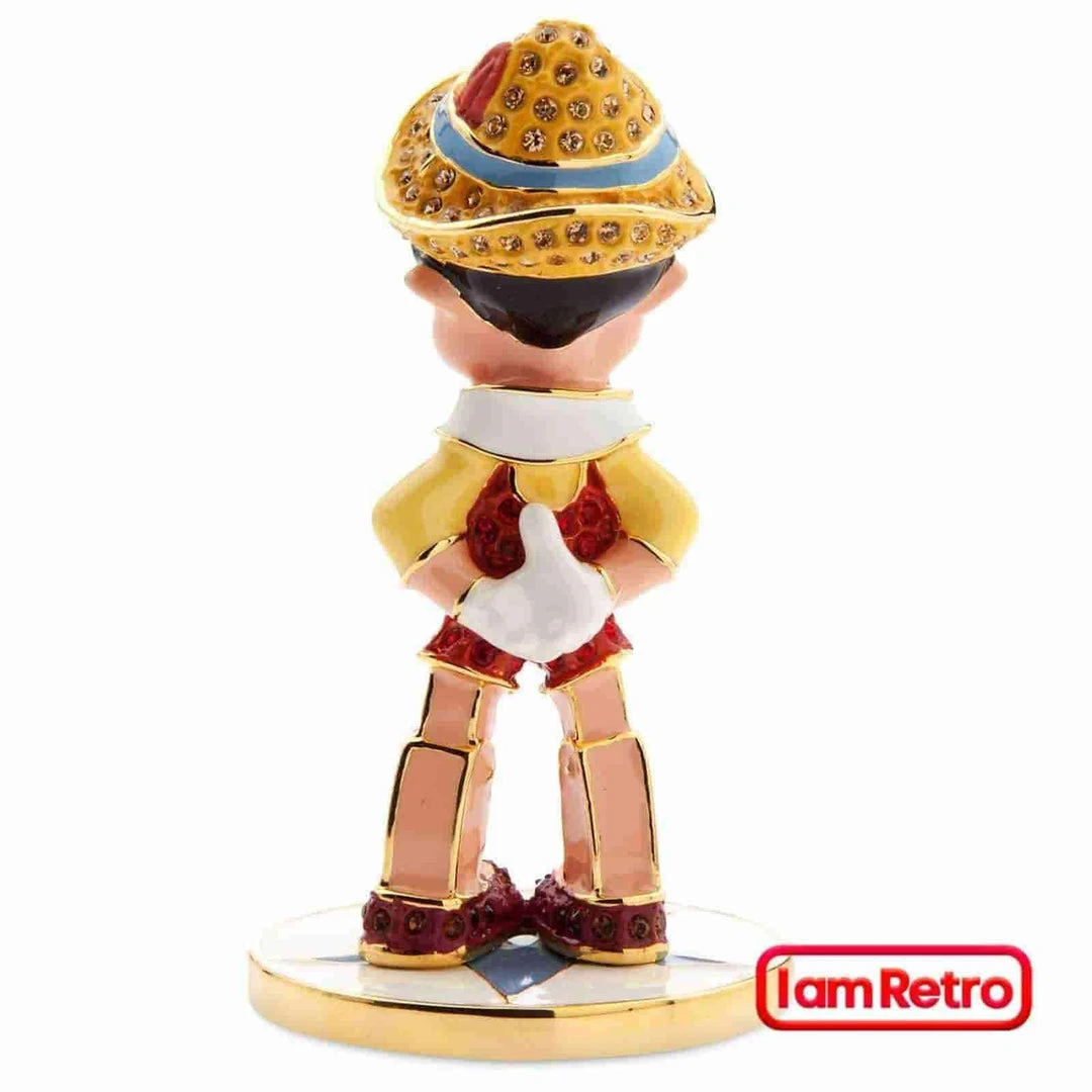 Pinocchio Small Jeweled Figure By Arribas Brothers X Disney With Swarovski® Crystals