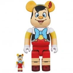 Pinochio 400% + 100% Bearbrick Combo By Medicom Toys