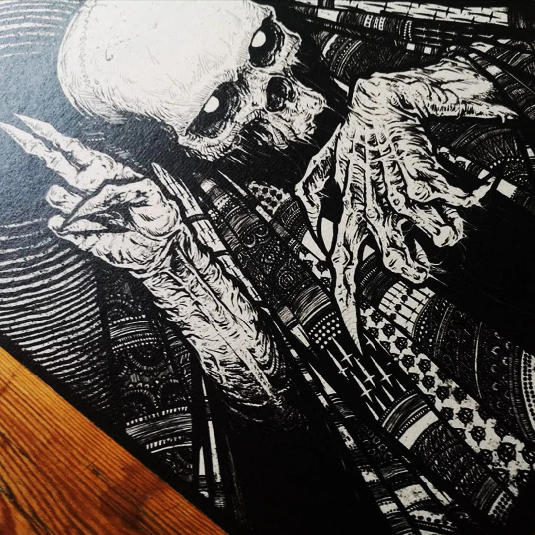 God Machine 'Prey' Signed Lithograph Print By Godmachine