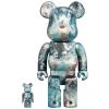 Medicom Toys Pushead #5 Bearbrick 400% + 100% Combo By Medicom