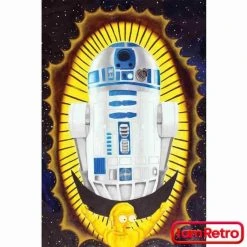 Jesse JFR "Virgin Of Naboo" R2D2 Star Wars Inspired Gallery Wrapped Canvas Print 12x16 By JesseJFR