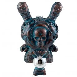 Kidrobot Clairvoyant Painted Custom Patina Medium 8" Dunny By J*Ryu