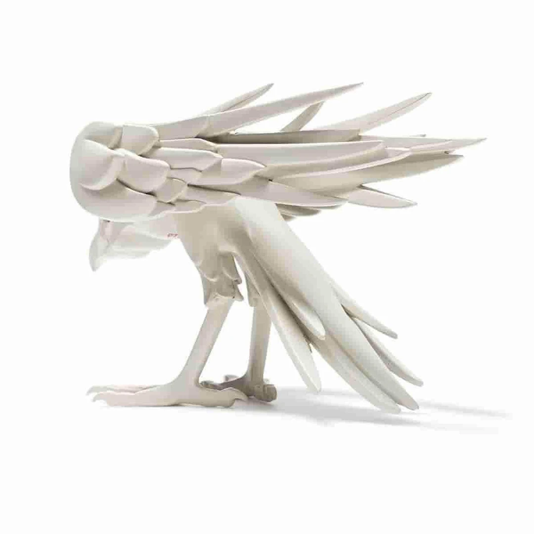 Ravenous 7" White Resin Art Figure By Kidrobot X Colus Limited To 200 Pieces