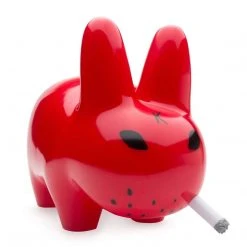 IamRetro.com Smorkin Labbit 10" Vinyl In Lustre Red Gloss By Frank Kozik X Kidrobot **Pre-Order**