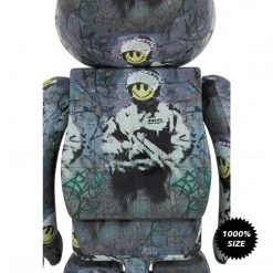 Medicom Toys Banksy Riot Cop 1000% Bearbrick By Medicom