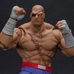 IamRetro.com Sagat Street Fighter II 1/12 Scale Action Figure By Storm Collectibles