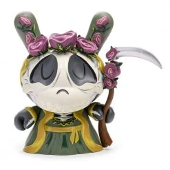 Green Santa Muerte 8-inch Dunny Designer Con Exclusive Kidrobot