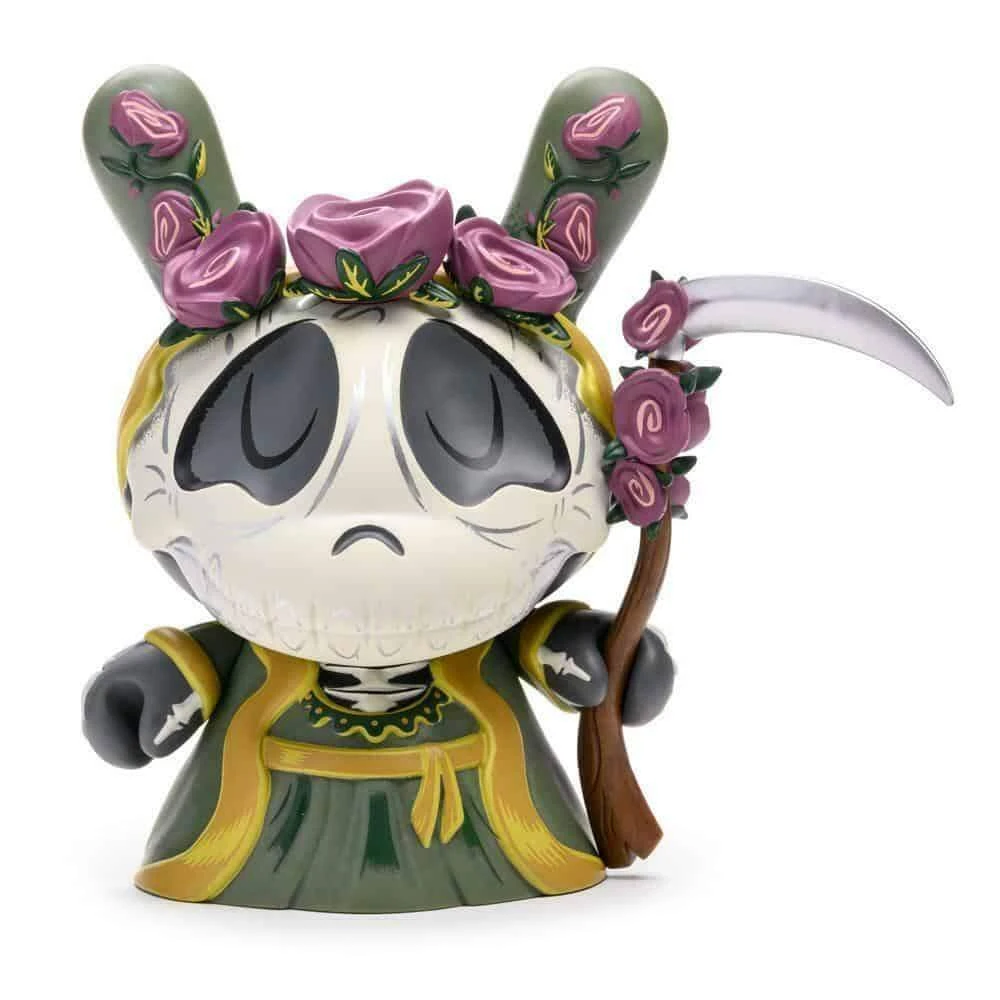 Green Santa Muerte 8-inch Dunny Designer Con Exclusive Kidrobot