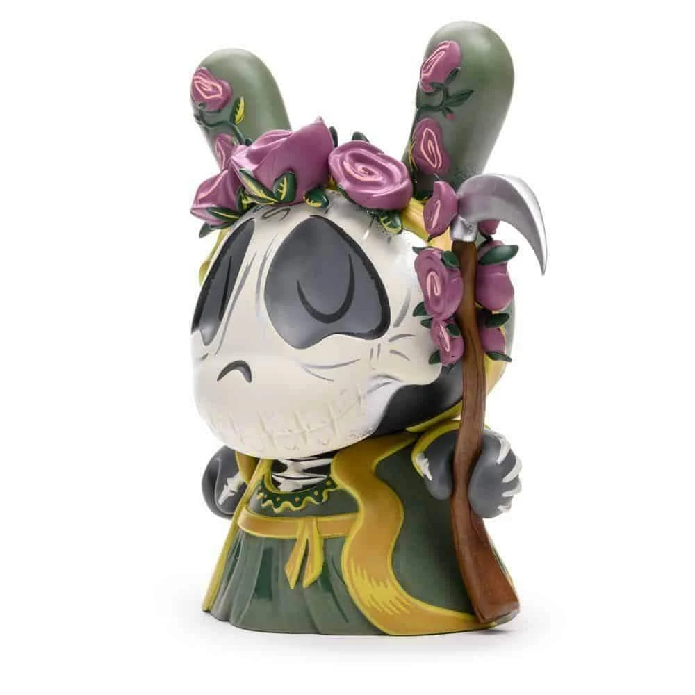 Green Santa Muerte 8-inch Dunny Designer Con Exclusive Kidrobot