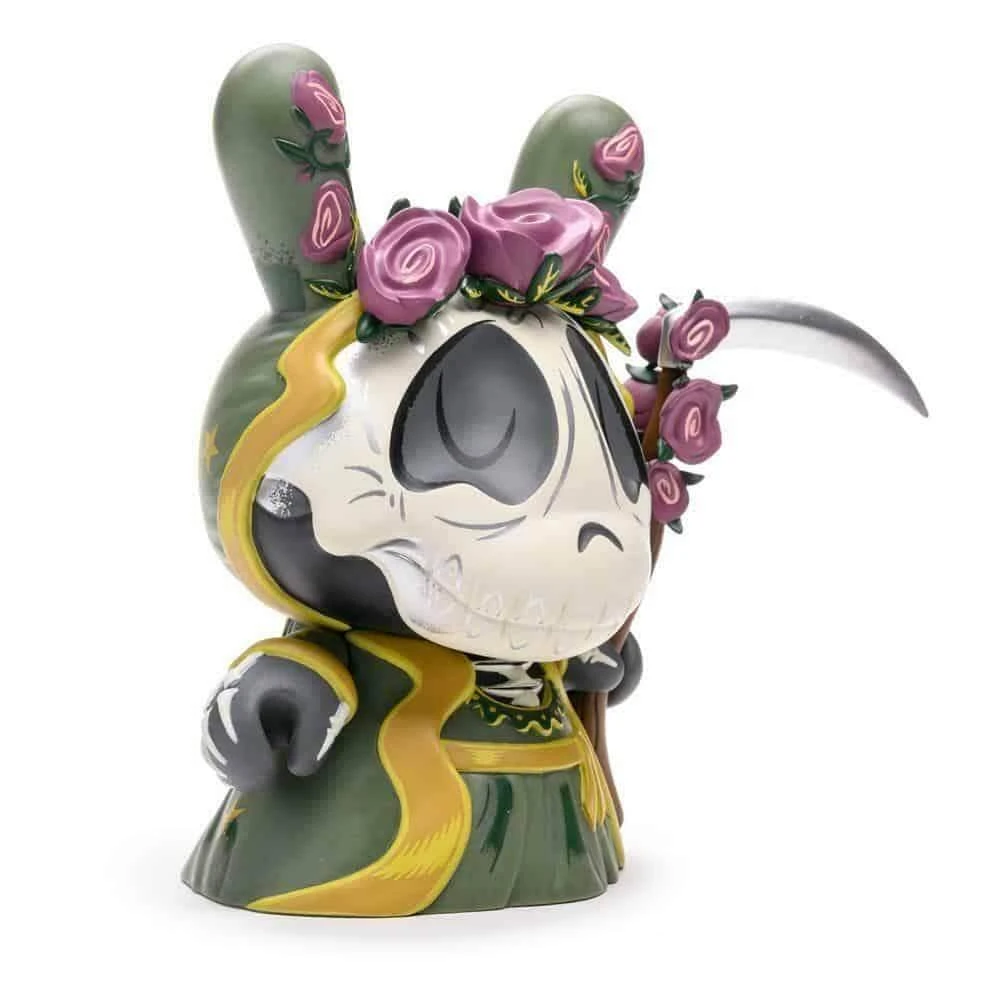 Green Santa Muerte 8-inch Dunny Designer Con Exclusive Kidrobot
