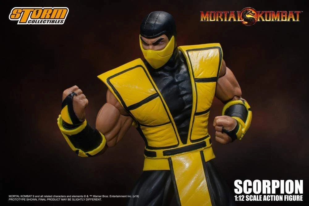 IamRetro.com Scorpion 1:12 Scale Action Figure Mortal Kombat 3 By Storm Collectibles