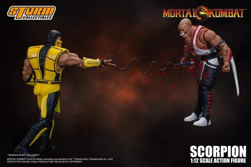 IamRetro.com Scorpion 1:12 Scale Action Figure Mortal Kombat 3 By Storm Collectibles