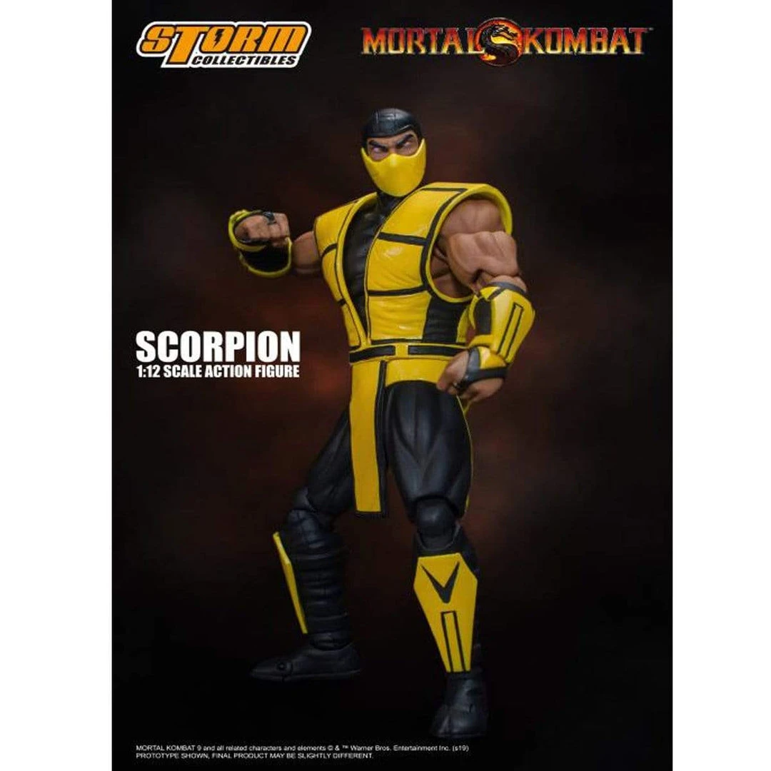 IamRetro.com Scorpion 1:12 Scale Action Figure Mortal Kombat 3 By Storm Collectibles