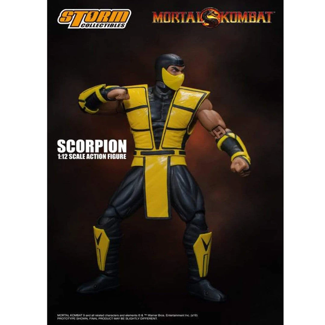 IamRetro.com Scorpion 1:12 Scale Action Figure Mortal Kombat 3 By Storm Collectibles