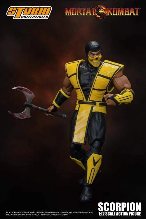 IamRetro.com Scorpion 1:12 Scale Action Figure Mortal Kombat 3 By Storm Collectibles